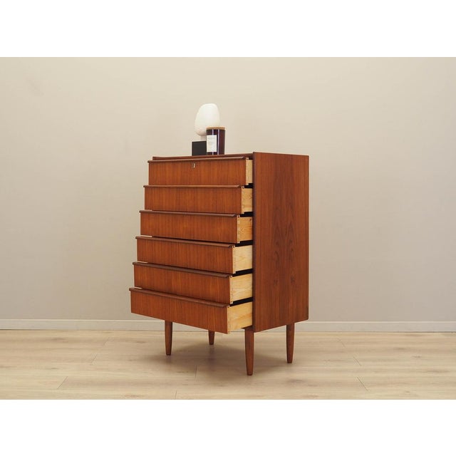 Danish Teak Chest of Drawers, Denmark, 1970s For Sale - Image 4 of 13