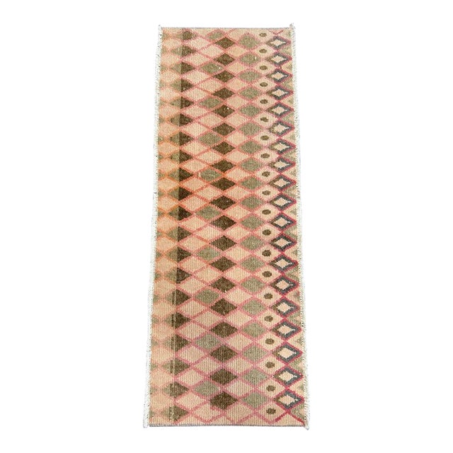 Turkish Vintage Rug 1'6" x 4'1" For Sale