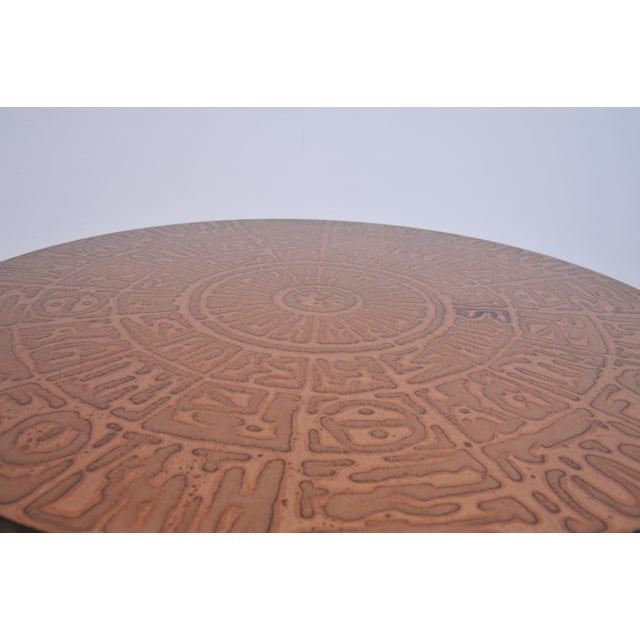 1960s Copper and Chrome Coffee Table, 1960s For Sale - Image 5 of 10