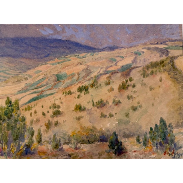Heinrich Pforr, Juniper in the Gelster Valley, Kaufunger Forest, 1938, Watercolor For Sale - Image 13 of 13