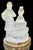 Vintage 1930’s Frosted Glass Figural Vanity Lamp For Sale - Image 9 of 14