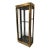 1970s Brass Vitrine Display Cabinet by Mastercraft For Sale