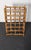 Bamboo wine rack/stand housing 24 bottles (ca. 1970s, USA). Stylish, yet practical piece that can be used as either a...