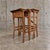 Wood Arts and Crafts Nesting Table Set, 1950s, Set of 3 For Sale - Image 7 of 12