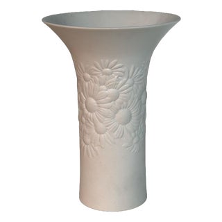 Ceramic Daisy Vase by Rosemonde Nairac for Rosenthal, 1979 For Sale