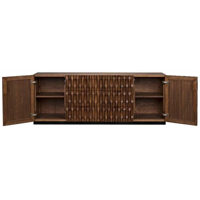 Noir NOIR Alameda Sideboard, Large, Dark Walnut For Sale - Image 4 of 10