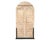 Antique Indian Bleached Teakwood Door, Now Mounted on a Stand, C. 1880 For Sale - Image 4 of 4