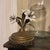 Traditional Glass Canisters With Gold and White Porcelain Flowers - Set of 2 For Sale - Image 3 of 3