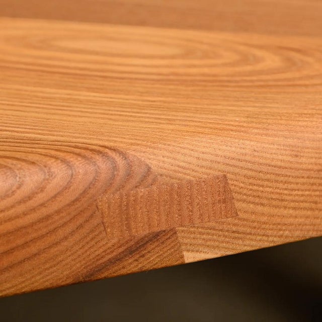 T22C Table in Elm by Pierre Chapo, France, 2010s For Sale - Image 11 of 18