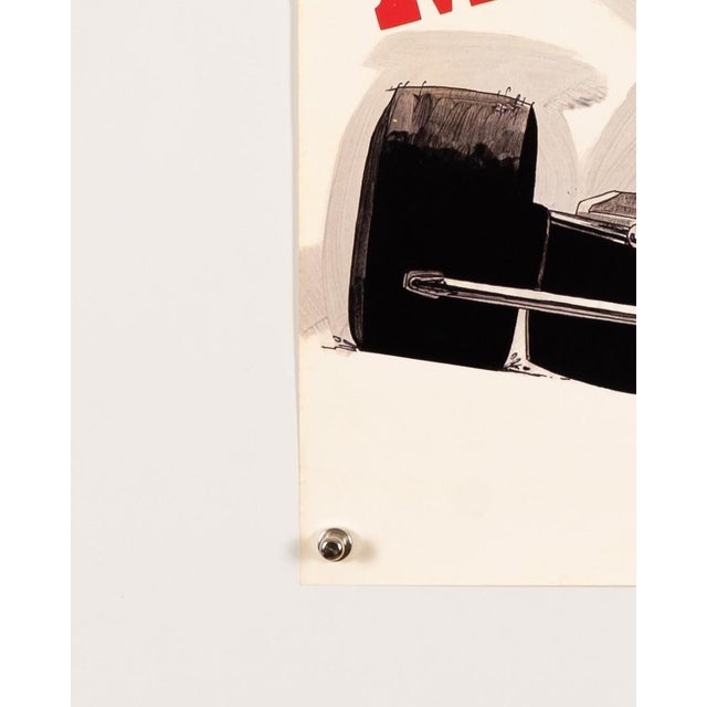 Paper Grand Prix De Monaco 39e 1981 Limited Edition Motorsport Poster by J. Grognet For Sale - Image 7 of 10