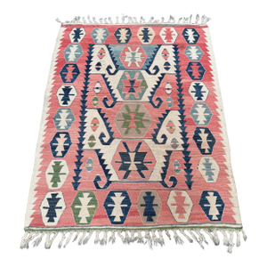 3ft 7in × 5ft Turkish Kilim Rug, Vintage