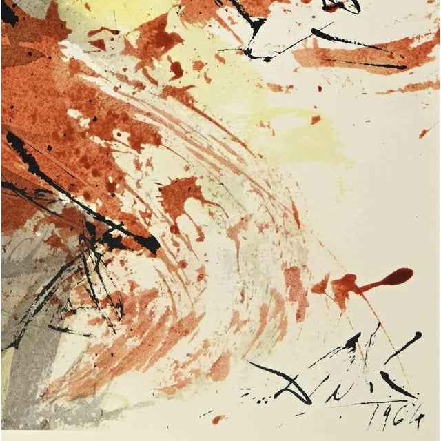 Sanctus Hieronymus is a Color lithograph on heavy rag paper realized in 1964. It is part of Biblia Sacra vulgatæ edition...