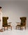 1970s Brown Wood Pair of Lounge Chairs For Sale - Image 11 of 16