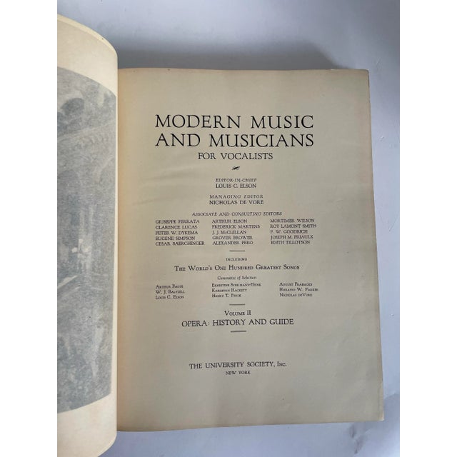 1918 Modern Music and Musicians Philharmonic Edition - 6 Volume Set For Sale - Image 12 of 12