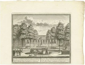 De Leth, Residence of Mr. Albertus Schuit, 1730, Paper
