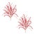 Contemporary Glittered Pine Tinsel Branch (Set of 2) For Sale - Image 3 of 3