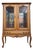 Vintage Louis XV Cherrywood Display Cabinet For Sale