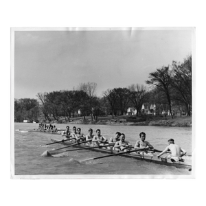 1947 Crew Team Rowing Photograph