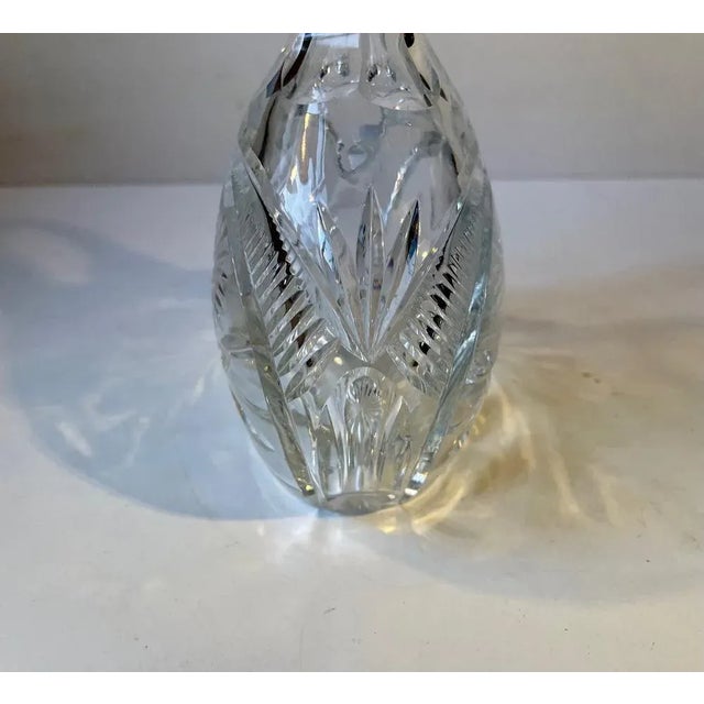 French Cut Crystal Decanter from Cristal De Lorraine, 1950s For Sale - Image 10 of 13