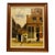 Framed Canvas Print of "The Little Street" by Johannes Vermeer For Sale
