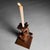 1920s Vintage Japanese Wooden Candlestick, 1920s For Sale - Image 5 of 17