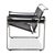 Wassily Chair Leather Armchair Black Chair by Marcel Breuer for Knoll Inc. For Sale - Image 12 of 14
