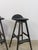 Mid-Century Modern Rare Erik Buch MCM Teak Barstool Pair Danish Modern Vintage Collector Find For Sale - Image 3 of 12