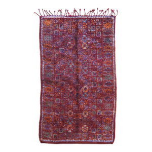 1980s Moroccan Collectible Wool Rug - 11.7 X 6.4 Ft