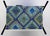 Blue Vintage Folding X-Base Knitting Yarn/Sewing Basket For Sale - Image 8 of 8