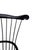 Wood 1990s Ethan Allen Black Windsor Chair Comb Back Philadelphia Armchair Saddle Seat For Sale - Image 7 of 16
