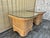 Tan A Pair of Coastal Style Braided Rattan Side Tables. Circa 1980s. For Sale - Image 8 of 18