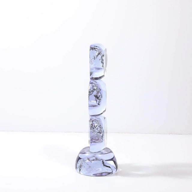 Mid-Century Hand-Blown Murano Glass Portrait Sculpture Signed Pino Signoretto For Sale - Image 12 of 18