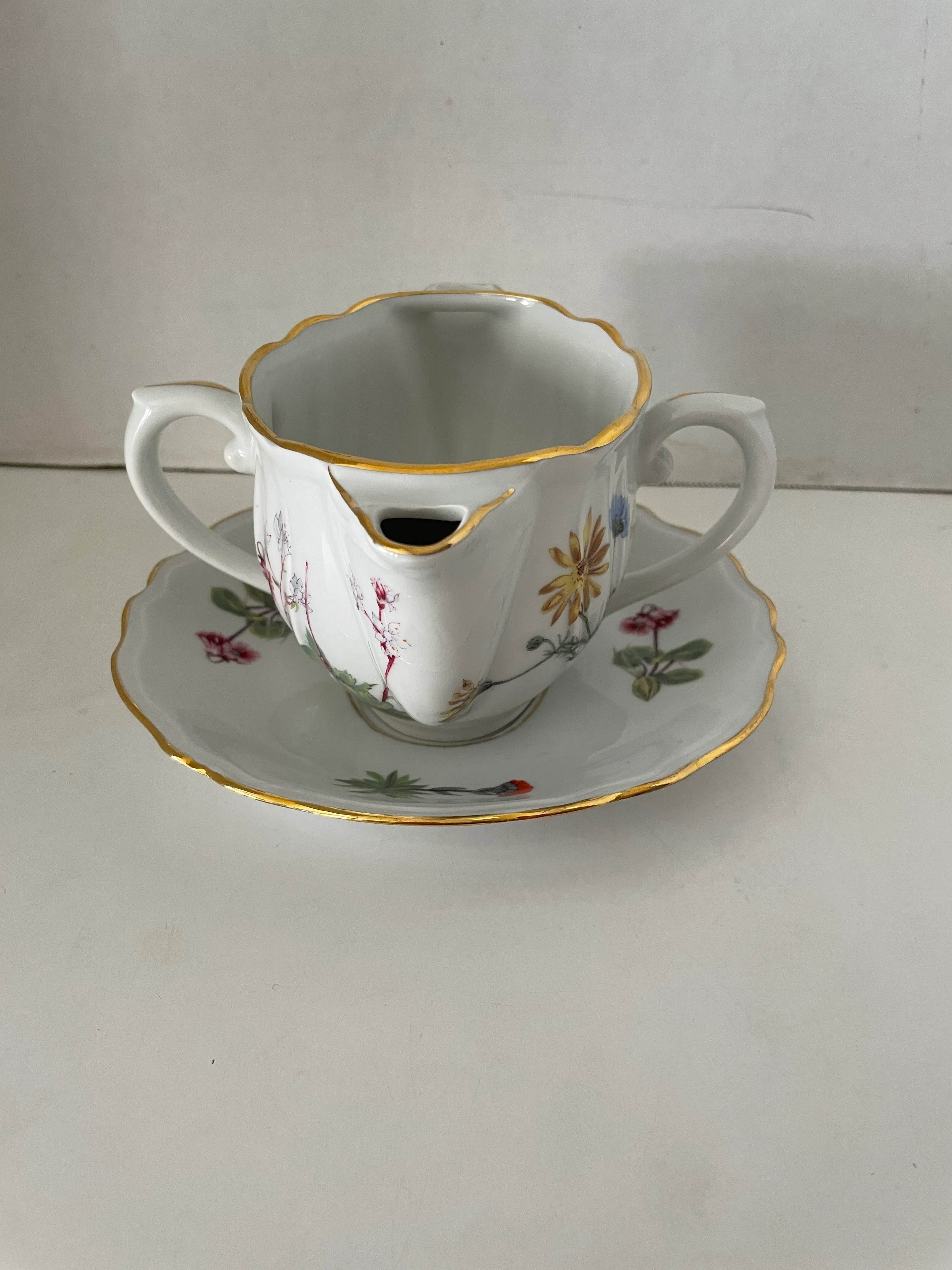 Mid-Modern Century Porcelain Lourioux Philippe Deshoulieres French