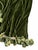 Boho Chic Set 2 VTG Olive Green Velvet Curtains Drapes Tassel Fringe Custom Made 32 X 100 For Sale - Image 3 of 7