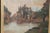 French Early 20th Century French Oil Painting of a Castle on a Hill, Framed For Sale - Image 3 of 9