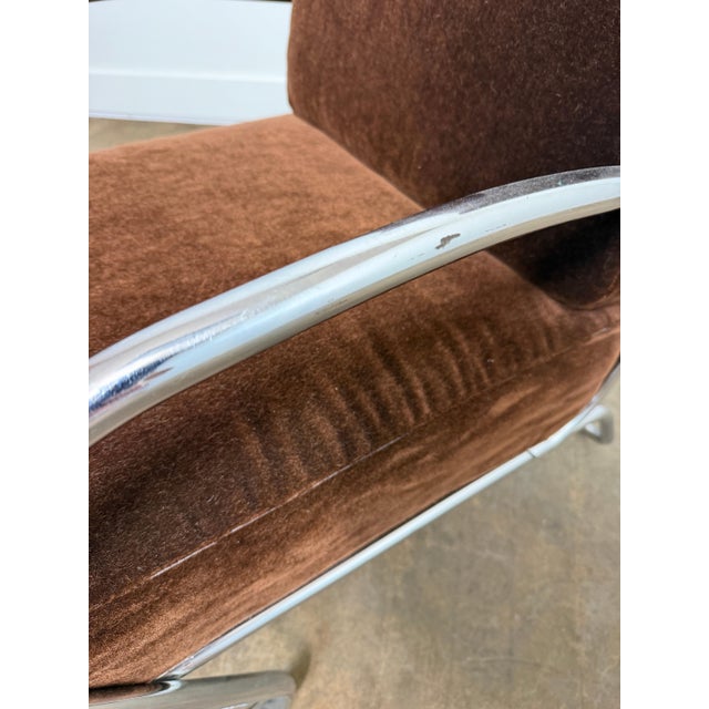 Mid 20th Century Kem Weber Tubular Chrome Lounge Chair for Lloyd Manufacturing For Sale - Image 15 of 17