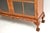 Vintage Queen Anne Bookcase in Burr Walnut, 1920 For Sale - Image 10 of 11
