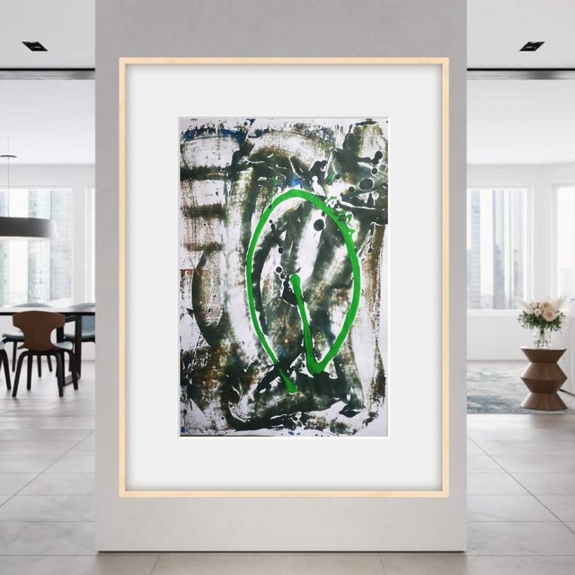 Alice Maier, The 5th Element Series: No. 6, 2024, Acrylic on Paper For Sale - Image 6 of 10