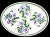 Purple Portmeirion Botanic Garden Platter - Clematis Florida Virgins Bower For Sale - Image 8 of 8