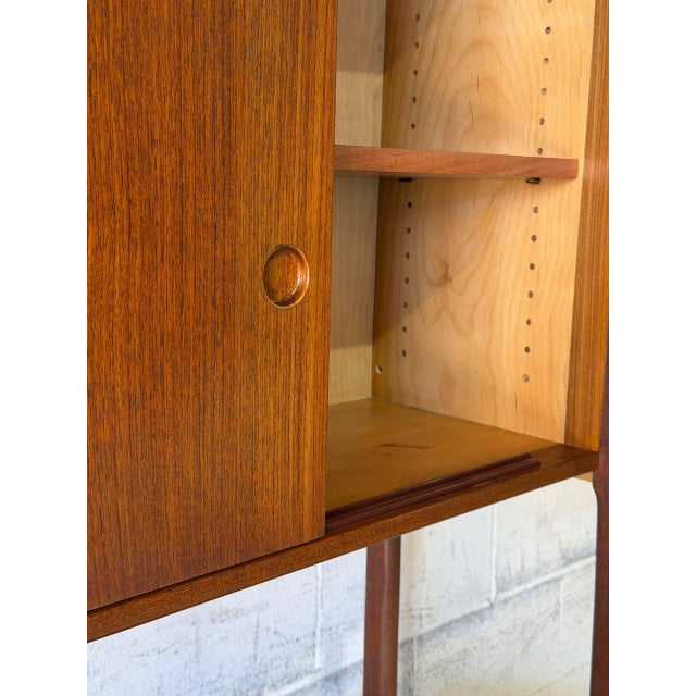 In Style of Hans Wegner Ry Møbler Large Teak Credenza With Hutch Danish Mid-Century Modern 1960s For Sale - Image 14 of 14