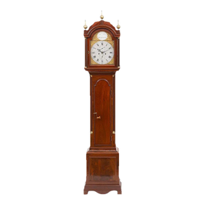 Antique Mahogany Grandfather Clock by Thomas Allen Buckingham England