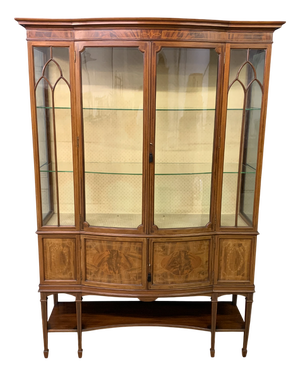 Inlaid Mahogany Display Cabinet from Maple & Co., 1900s