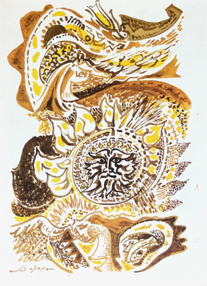 1970 Andre Masson Print Aurelia 6