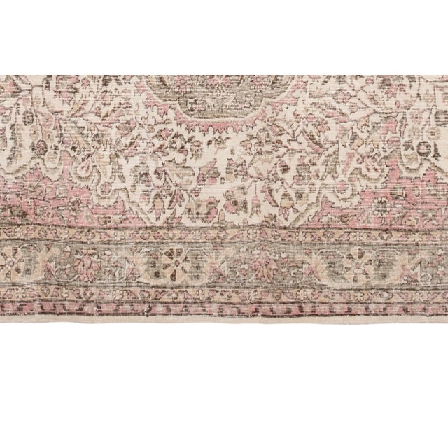 Textile Distressed Vintage Turkish Sparta Rug - 6'11" X 9'10" For Sale - Image 7 of 12