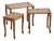 Vintage Nesting Tables in Viennese Wicker, Set of 3 For Sale