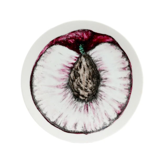 Nature Dissected: Set of Six Fornasetti "Sezioni Di Frutta" Plates Circa 1960s For Sale - Image 9 of 13