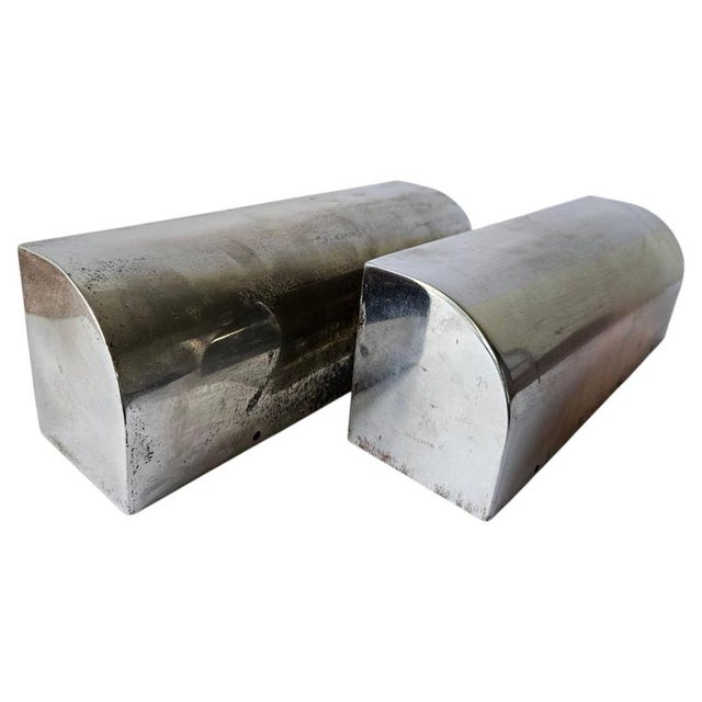 Vintage Bauhaus Wall Lamps in Chrome from Napako, 1939, Set of 2 For Sale - Image 16 of 16