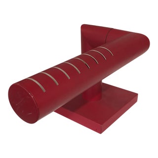 1970s Adjustable Red Desk Lamp For Sale