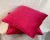 Ruby Red Contemporary Ruby Red Velvet Cranberry Pillows - A Pair For Sale - Image 8 of 9