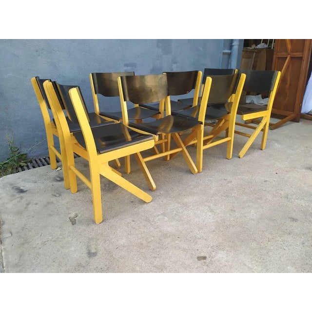 Wood Dining Chairs from Baumann, 1990s, Set of 8 For Sale - Image 7 of 18